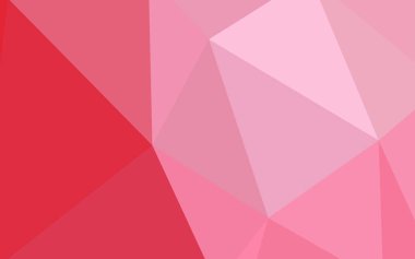 Işık kırmızı vektör Çokgen arka plan. Geometrik şekil gradyan ile Origami tarzında. Web siteniz için köşeli tasarım.