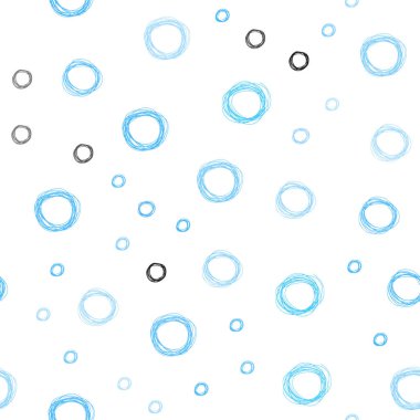 Hafif mavi vektör noktalar ile sorunsuz kapak. Renkli gradyan ile arka plan üzerinde bulanık kabarcıklar. Güzel tasarım, iş reklam için.