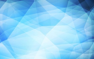 Koyu mavi vektör soyut mozaik desen. Noktalı resim stili üçgenler ile yaratıcı çizimde. İş tasarımınız için yeni stil.