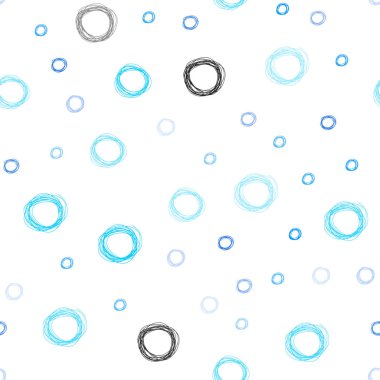 Hafif mavi vektör disklerle sorunsuz doku. Bulanık damla Glitter soyut Illustration yağmur. Desen-ebilmek var olmak kullanılmış için fütüristik reklam, kitapçıklar.