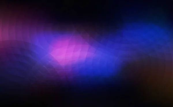 深粉红色 蓝色矢量覆盖有斑点 插图与一套闪亮多彩的抽象圆圈 模式可用于未来的广告 小册子 — 图库矢量图片