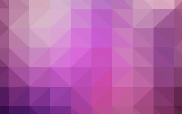 Light Purple Pink Vector Triangle Mosaic Texture Modern Abstract Illustration — Stock Vector