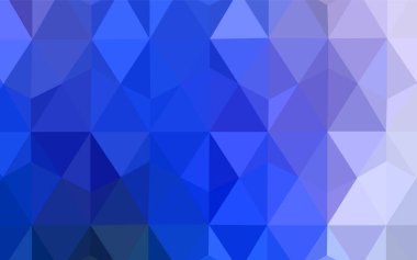 Pembe ışık, vektör poligonal şablon mavi. Üçgen geometrik örnek gradyan ile. Senin arka plan için dokulu deseni.