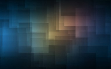 Koyu mavi, sarı arka plan düz çizgiler ile vektör. Dekoratif illüstrasyon hatları ile soyut şablonunda parlayan. Güzel arka planlar için şablon.