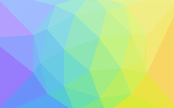 光多色ベクトル抽象モザイクパターン 三角形のモダンな抽象的なイラスト あなたのウェブサイトのための多角形のデザイン — ストックベクタ