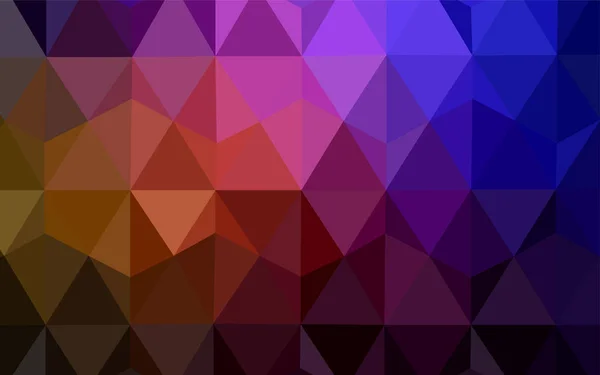 Dark Pink Red Vector Polygon Layout Abstrato Ilustração Criativa Estilo — Vetor de Stock