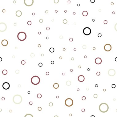 Işık çok renkli vektör daire şekilleri ile sorunsuz düzeni. İllüstrasyon renkli soyut daireler parlayan ayarlanmış. Güzel tasarım, iş reklam için.