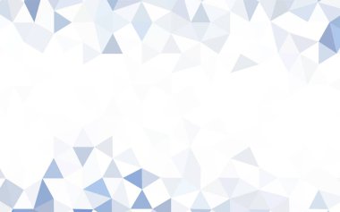 Açık mavi, vektör düşük poli düzen yeşil. Üçgen geometrik örnek gradyan ile. Web siteniz için köşeli tasarım.