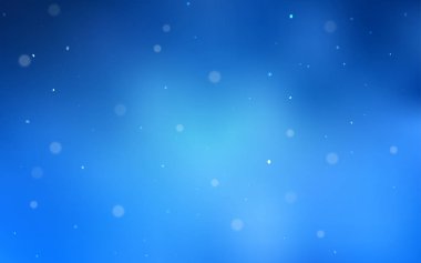 Hafif mavi vektör küreler desenle. Renkli gradyan ile arka plan üzerinde bulanık kabarcıklar. Güzel tasarım, iş reklam için.