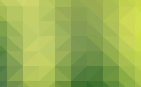 Verde Chiaro Vettore Giallo Brillante Copertura Triangolare Campione Geometrico Triangolare — Vettoriale Stock