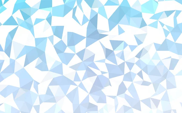 Hellblauer Vektor Dreieckig Glänzend Ein Muster Mit Polygonalen Formen Ein — Stockvektor