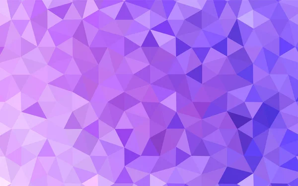 Texture Mosaïque Triangle Vectoriel Violet Clair Illustration Abstraite Polygonale Avec — Image vectorielle