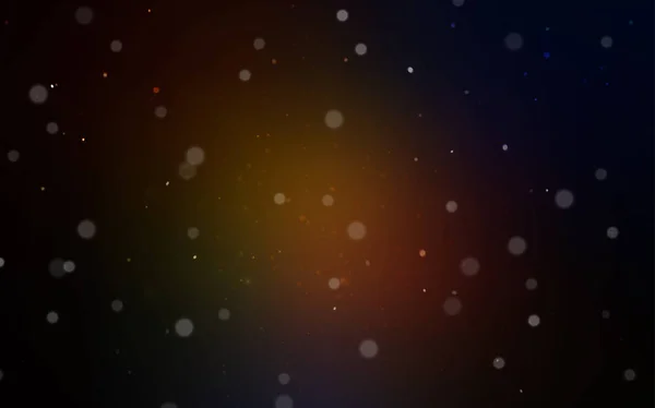 Tmavě Červené Vektor Přikryjeme Krásné Sněhové Vločky Dekorativní Svítící Ilustrace — Stockový vektor