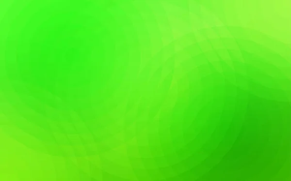 Ljus Grön Vektor Textur Med Diskar Abstrakta Illustrationen Med Färgade — Stock vektor
