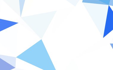 Açık mavi, sarı vektör düşük poli kapak. Üçgen geometrik örnek gradyan ile. İşiniz için en iyi üçgen tasarım.