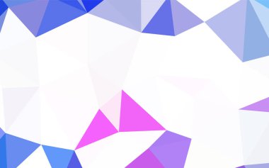 Hafif mavi vektör soyut mozaik arka plan. Noktalı resim stili üçgenler ile yaratıcı çizimde. Senin arka plan için dokulu deseni.