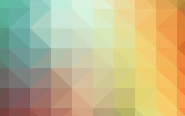 Lehké Barevné Vektorové Trojúhelník Mozaika Texturu Tvůrčí Obrázek Polotónových Stylu — Stockový vektor
