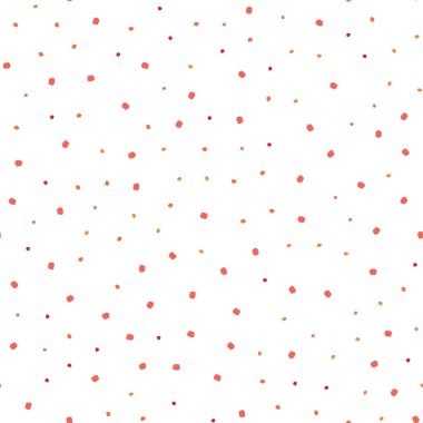 Işık kırmızı vektör küreler ile seamless modeli. İllüstrasyon renkli soyut daireler parlayan ayarlanmış. Duvar kağıdı, kumaş üreticileri için modaya uygun bir tasarım.