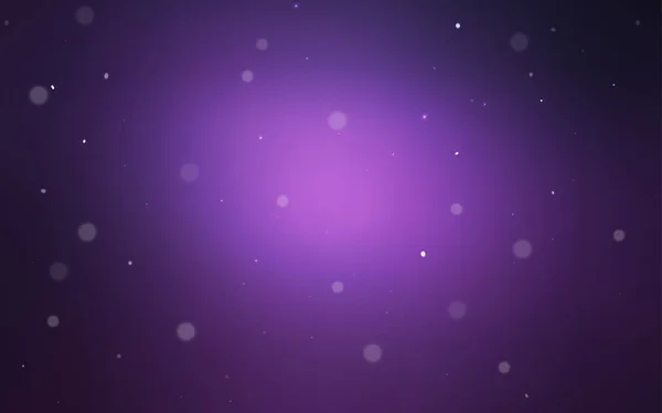 Textura Vectorial Morada Oscura Con Discos Burbujas Borrosas Sobre Fondo — Vector de stock