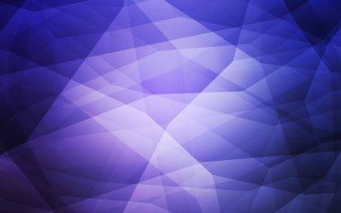 Açık Mor vektör çokgen çizimi. Üçgenli modern soyut çizim. Web siteniz için çokgen tasarım.