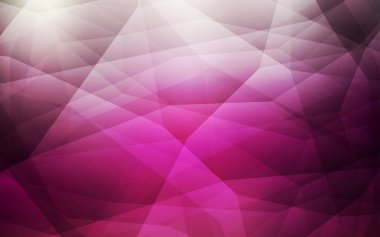 Koyu pembe vektör soyut mozaik desen. Glitter soyut resim zarif bir üçgen ile. Afiş için tamamen yeni şablon.
