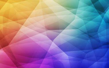 Çok renkli vektör üçgen mozaik doku ışık. Çokgen şekilleri ile bir örnek. İş tasarımınız için yeni stil.