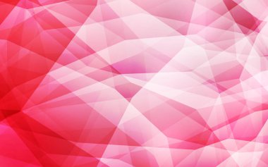 Işık kırmızı vektör degrade üçgenler doku. Renkli resimde gradyan ile poligonal tarzı. Desen için bir marka kitabın zemin.