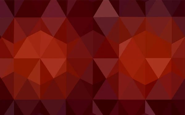 Dark Pink Vector Polygon Abstract Layout Ilustración Poligonal Brillante Que — Vector de stock