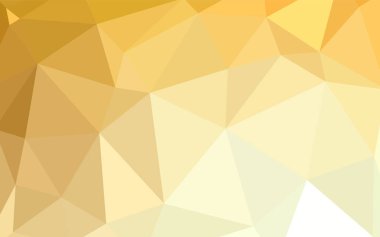 Işık turuncu vektör poligonal arka plan. Renkli resimde gradyan ile poligonal tarzı. Tamamen yeni bir tasarım sizin broşürü.