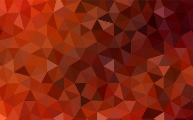 Işık kırmızı vektör Çokgen arka plan. Poligonal illüstrasyon parlayan, hangi üçgen oluşur. Tamamen yeni bir tasarım sizin broşürü.