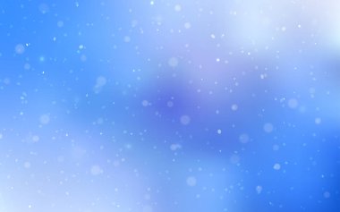 Hafif mavi vektör doku renkli kar taneleri ile. Parlayan illüstrasyon kar Noel tarzı ile renkli. Desen-ebilmek var olmak kullanılmış için yeni yıl hazırlanan broşürler.