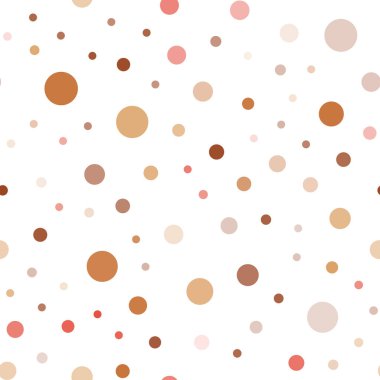 Işık kırmızı noktalar ile sarı vektör sorunsuz kapak. Kabarcıkları ile soyut tarzda bulanık dekoratif tasarım. Desen için modaya uygun Kumaş, duvar kağıtları.