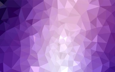 Hafif mor vektör degrade üçgenler şablonu. Üçgenler ile modern soyut resim. Senin arka plan için dokulu deseni.