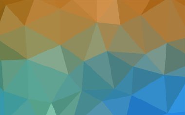 Üçgen düzen parlayan ışık mavi vektör. Çokgen şekilleri ile bir örnek. İşiniz için en iyi üçgen tasarım.