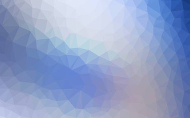 Hafif mavi vektör degrade üçgenler doku. Poligonal illüstrasyon parlayan, hangi üçgen oluşur. Tasarımınız için üçgen desen.