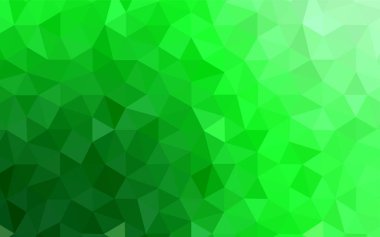 Işık yeşil vektör Çokgen arka plan. Geometrik şekil gradyan ile Origami tarzında. Tamamen yeni bir tasarım sizin broşürü.