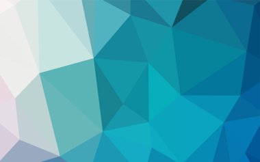 Hafif mavi vektör poligonal arka plan. Üçgenler ile renkli soyut resimde. Senin arka plan için dokulu deseni.