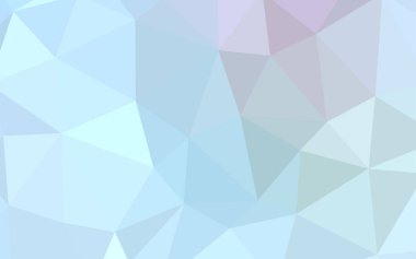 Hafif mavi vektör soyut mozaik zemin. Çokgen şekilleri ile bir örnek. Cep telefonu arka plan için şablon.