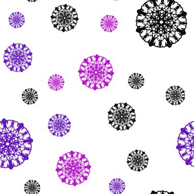 Koyu mor vektör xmas kar taneleri ile sorunsuz arka plan. Bulanık arka plan gradyan ile kar. Desen için modaya uygun Kumaş, duvar kağıtları.