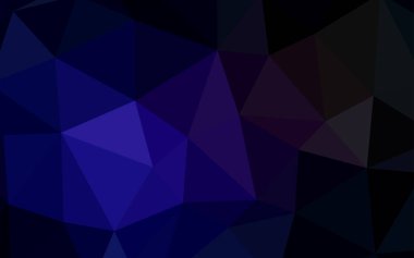 Koyu mavi, kırmızı düşük poli kapak vektör. Glitter soyut resim zarif bir üçgen ile. İşiniz için yeni tasarım.