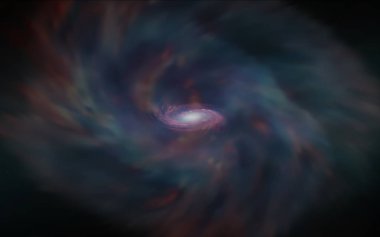 Astronomik yıldız ile koyu mavi vektör kapak. Parlak astronomik yıldız ile renkli illüstrasyon parlayan. En iyi tasarım, reklam, poster, afiş için.