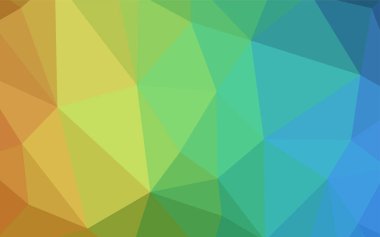 Hafif mavi vektör degrade üçgenler şablonu. Poligonal illüstrasyon parlayan, hangi üçgen oluşur. Web siteniz için yeni bir doku.