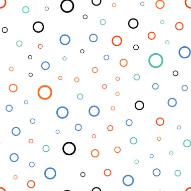 Karanlık çok renkli vektör daire şekilleri ile sorunsuz düzeni. Bulanık daireler doğa tarzı ile güzel renkli resimde. Güzel tasarım, iş reklam için.