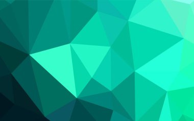 Üçgen zemin parlayan ışık yeşil vektör. Renkli resimde üçgenler ile soyut tarzda. Senin arka plan için dokulu deseni.