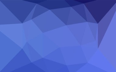 Hafif mavi vektör soyut mozaik arka plan. Geometrik şekil gradyan ile Origami tarzında. Marka kitap için yeni şablon.