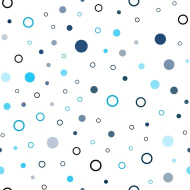 Hafif mavi vektör sorunsuz zemin noktalar ile. Bulanık daireler doğa tarzı ile güzel renkli resimde. Kartvizit, Web siteleri için şablon.