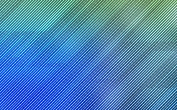 Light Blue Green Vector Cover Stright Stripes Decorative Shining Illustration — Stock Vector