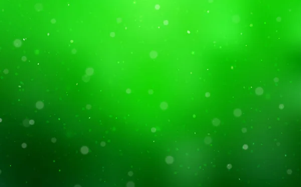 Modèle Vectoriel Vert Clair Avec Flocons Neige Noël Design Décoratif — Image vectorielle