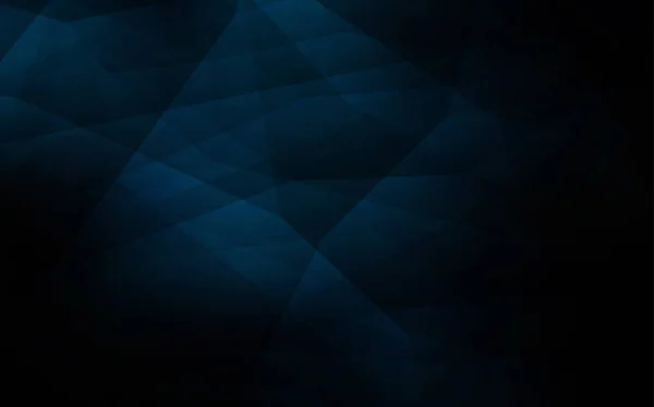 Tmavě Modrá Vektorové Pozadí Abstraktní Polygonální Zářivé Barevné Ilustrace Trojúhelníky — Stockový vektor