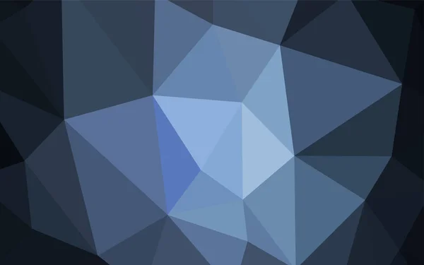Dunkelblauer Vektor Dreieckig Bunte Illustration Abstrakten Stil Mit Dreiecken Strukturierte — Stockvektor
